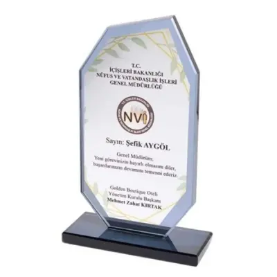 Öğretmene Plaket