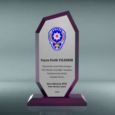 Ahşap Plaket Model 6